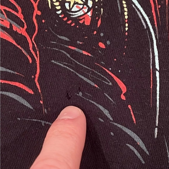 The Black Dahlia Murder Metal Band Graphic Grunge T-Shirt Sz.M Gildan Black-Red - Picture 3 of 6